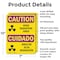 Signmission Radiation & Laser Sign, 10 in H x 7 in W, Aluminum, Rectangle OS-2PACK-CR-A-710-L-10169 - alternate 5